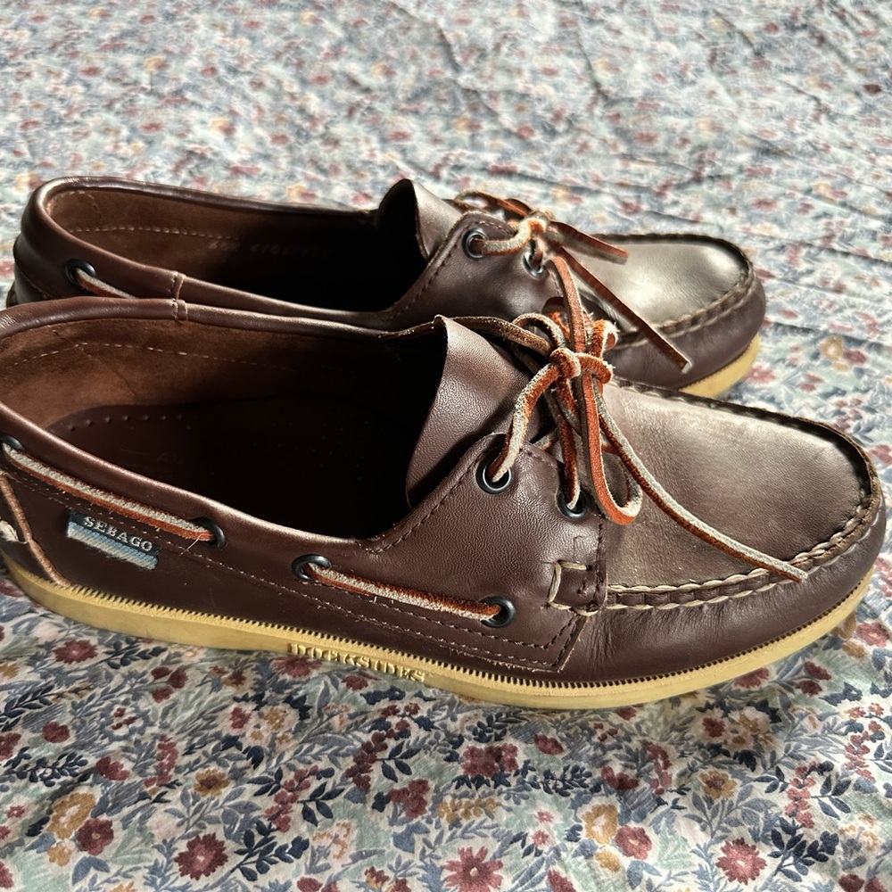 Sebago Women's Brown Boat Shoes